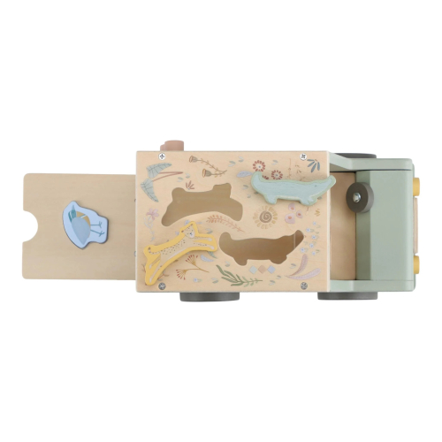 Cubo incastri Jeep in legno – Safari Friends