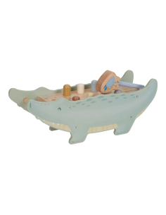 Banco martello Coccodrillo in legno – Safari Friends