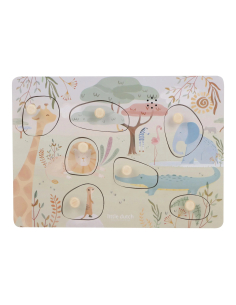 Puzzle sonoro in legno – Safari Friends