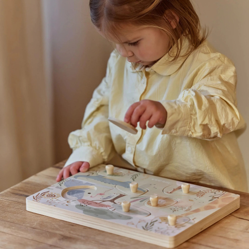 Puzzle sonoro in legno – Safari Friends