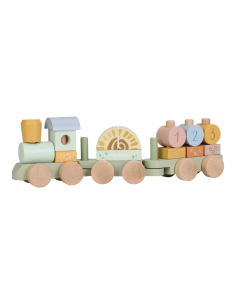 Trenino impilabile con blocchi – Safari Friends