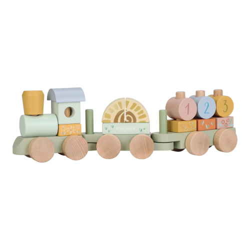 Trenino impilabile con blocchi – Safari Friends