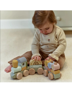 Trenino impilabile con blocchi – Safari Friends 2