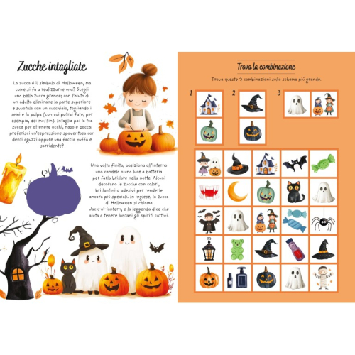 Sticker e attività. Halloween