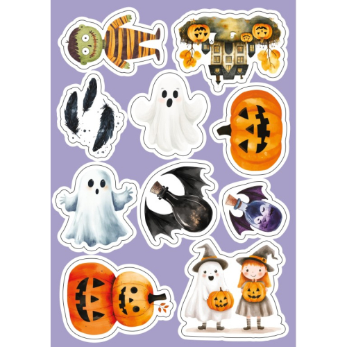 Sticker e attività. Halloween