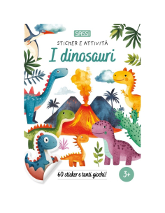 Sticker e attività. Dinosauri