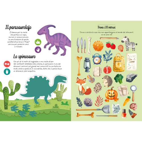 Sticker e attività. Dinosauri