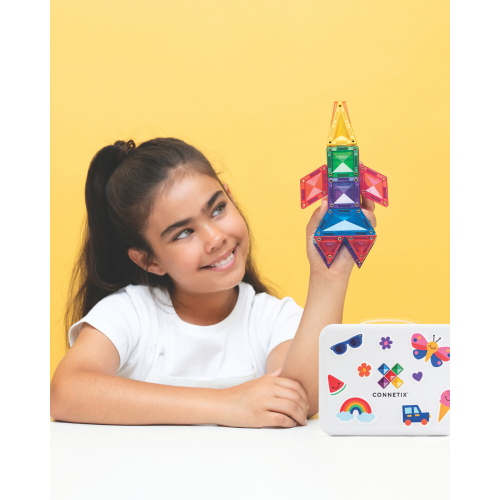 Connetix - Mini Pack da Viaggio - 32 Pezzi - 100% Plastica ABS Atossica