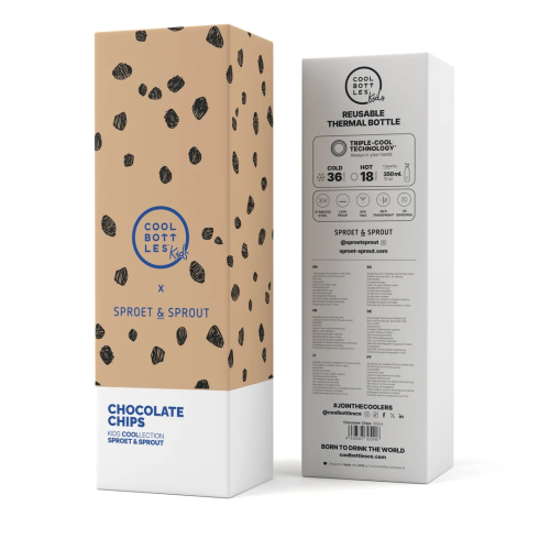 Borraccia termica Cool Bottle 350 ml – Chocolate Chips