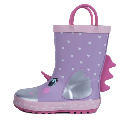 Rain Boot - Stivaletto pioggia Unicorno Cuori
