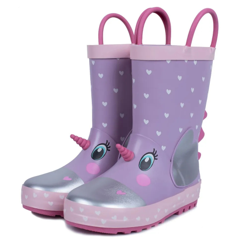 Rain Boot - Stivaletto pioggia Unicorno Cuori