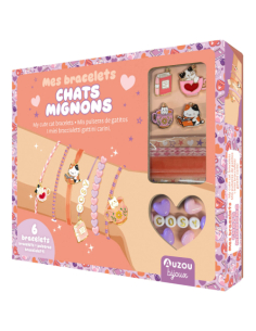 Kit braccialetti Gattini | 6 bijoux da creare