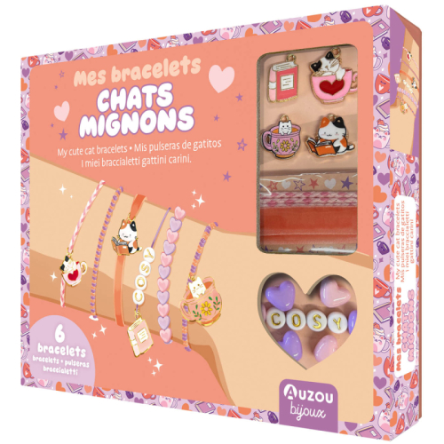 Kit braccialetti Gattini | 6 bijoux da creare