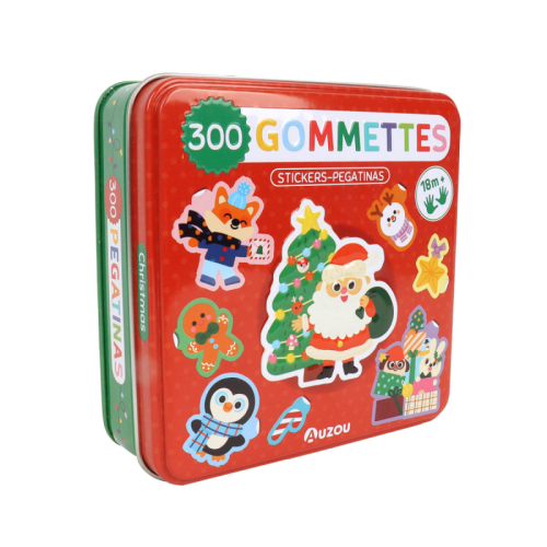 Baby adesivi Natale in latta | 300 pezzi