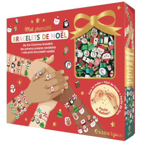 Braccialetti di Natale | Kit creativo con perline