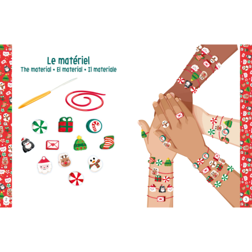 Braccialetti di Natale | Kit creativo con perline