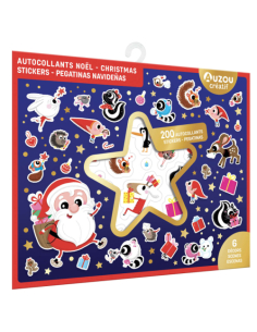 200 adesivi di Natale | Pochette creativa 3+