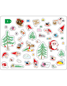 200 adesivi di Natale | Pochette creativa 3+ 2
