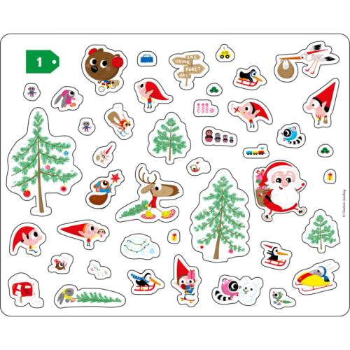 200 adesivi di Natale | Pochette creativa 3+