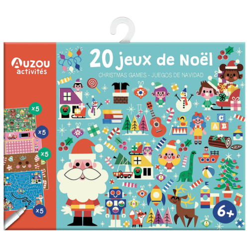 20 giochi tascabili di Natale | Kit riutilizzabile