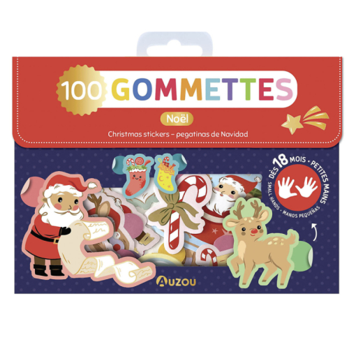 Baby adesivi di Natale | 100 adesivi riposizionabili
