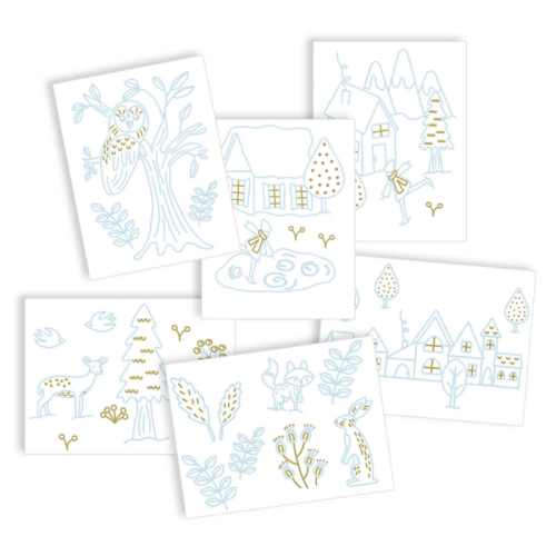 Decorazioni natalizie per finestre | Kit creativo