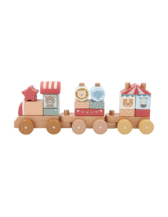 Trenino in legno Circus personalizzabile