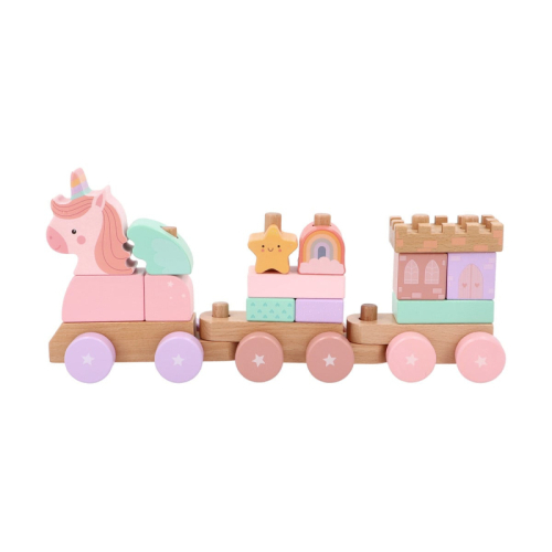 Trenino in legno Magic World personalizzabile
