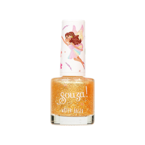 Smalto per bambini trasparente Glitter oro | Le Meraviglie di Alice