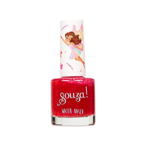 Smalto per bambini trasparente Glitter rosa | Le Meraviglie di Alice