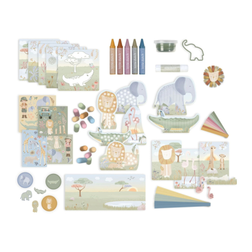 Scatola creativa con cassetti – Safari Friends