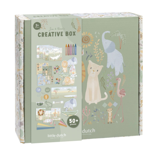 Scatola creativa con cassetti – Safari Friends