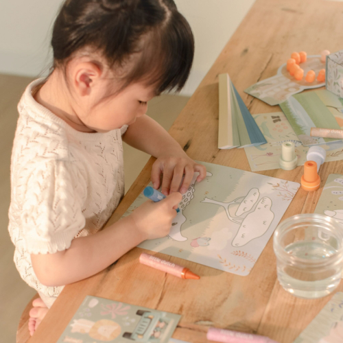 Scatola creativa con cassetti – Safari Friends