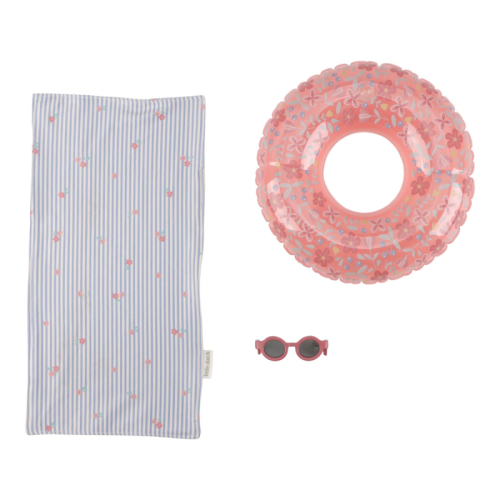 Bambola da bagno Mara con piscina e accessori