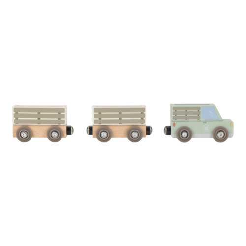 Pista del treno in legno – Safari Friends