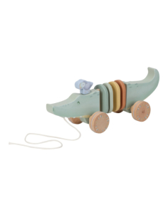 Coccodrillo trainabile in legno – Safari Friends
