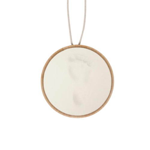 Kit impronta bebè – Medaglione in legno
