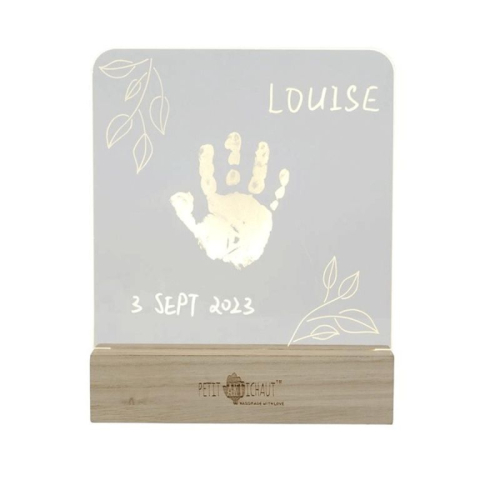 Cornice luminosa per impronte – Olive Tree