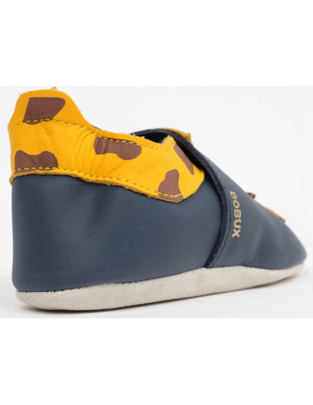 Soft Sole NAVY GIRAFFE Soft Sole NAVY GIRAFFE