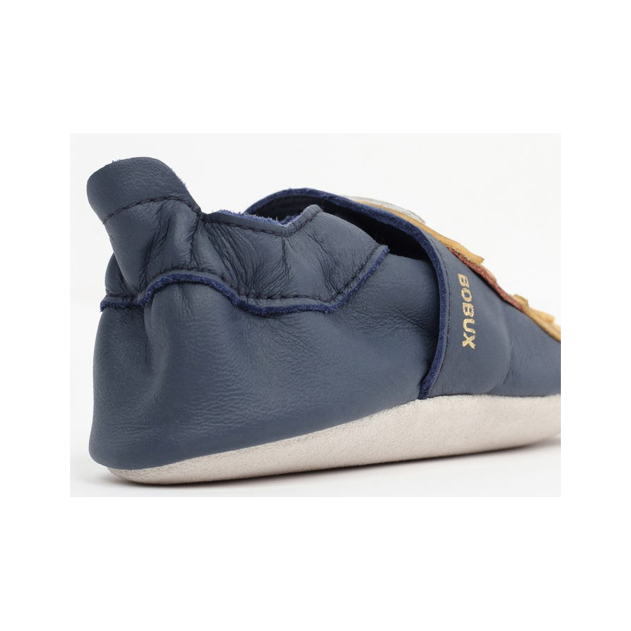 Soft Sole NAVY LEOPARD 2
