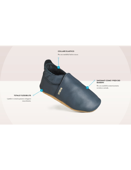 Soft Sole NAVY GIRAFFE Soft Sole NAVY GIRAFFE