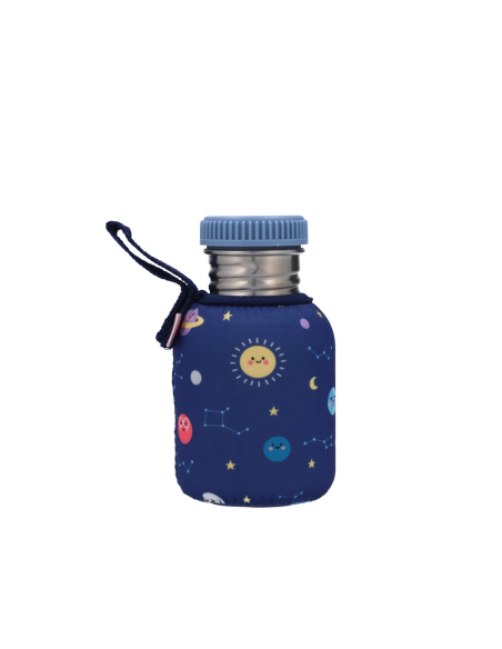 Bottiglia 350ml Acciaio con cover neoprene - Pianeti
