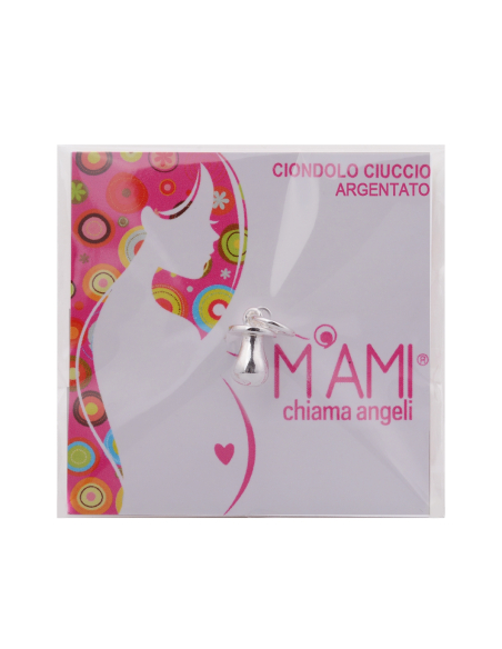 Ciondolo M’AMI Ciuccio argentato