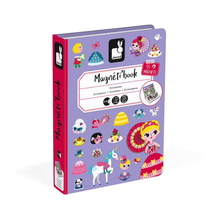 Magnéti'Book Libro magnetico - Principesse