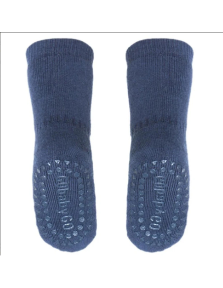 Calzini antiscivolo Blu Marine in cotone Calzini antiscivolo Blu Marine in cotone