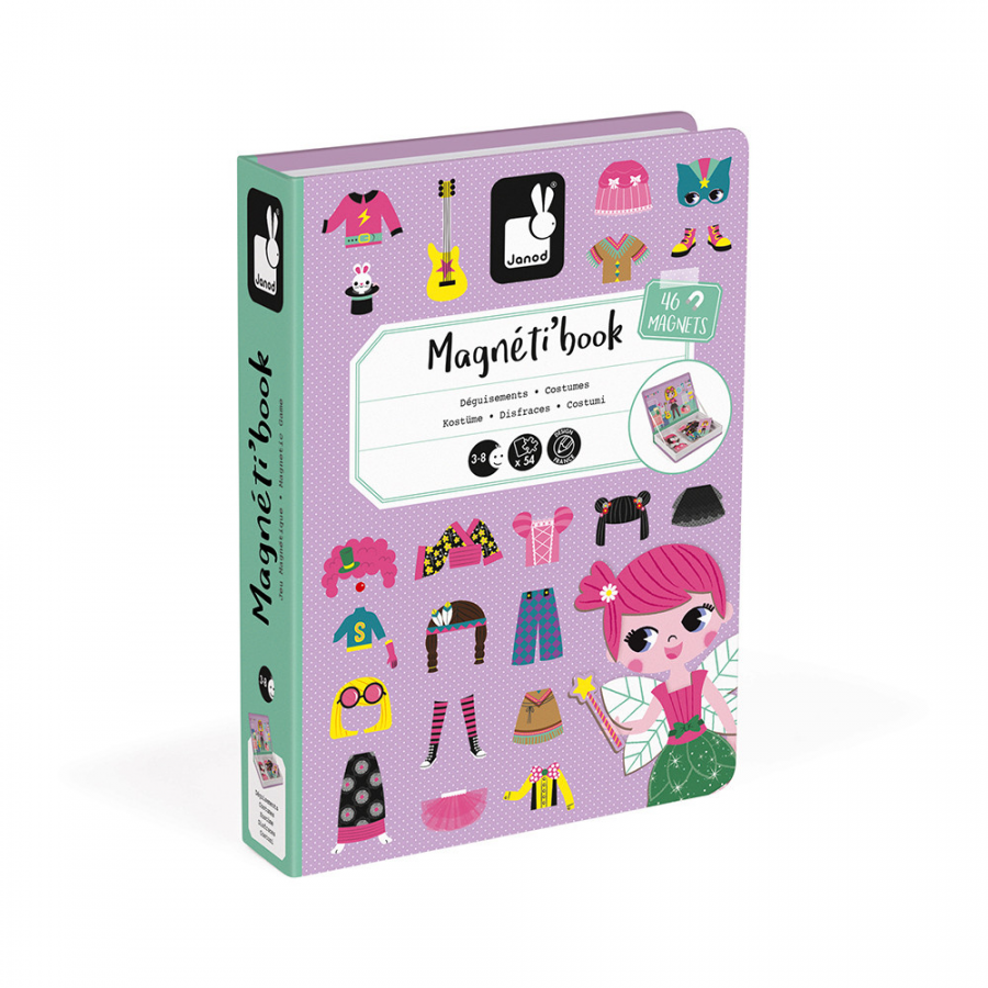 Magnéti'Book Libro magnetico - Costumi Bimba