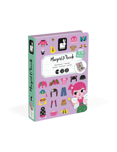 Magnéti'Book Libro magnetico: Costumi Bimba