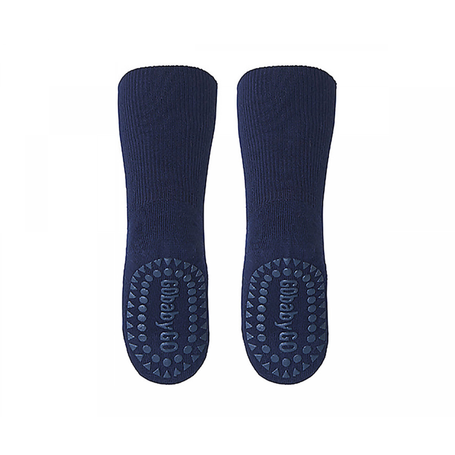 Calzini antiscivolo Blu Navy in bamboo 2