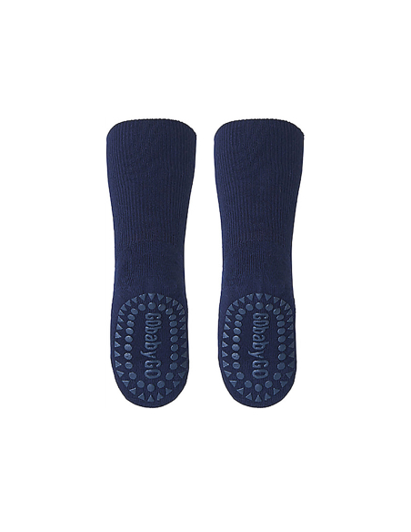 Calzini antiscivolo Blu Navy in bamboo