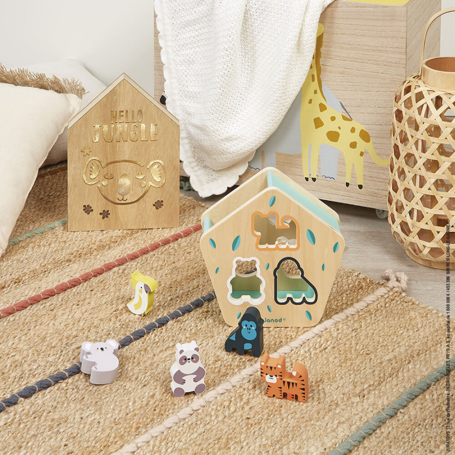 Scatola delle forme degli animali in legno - In collaborazione con il WWF 2